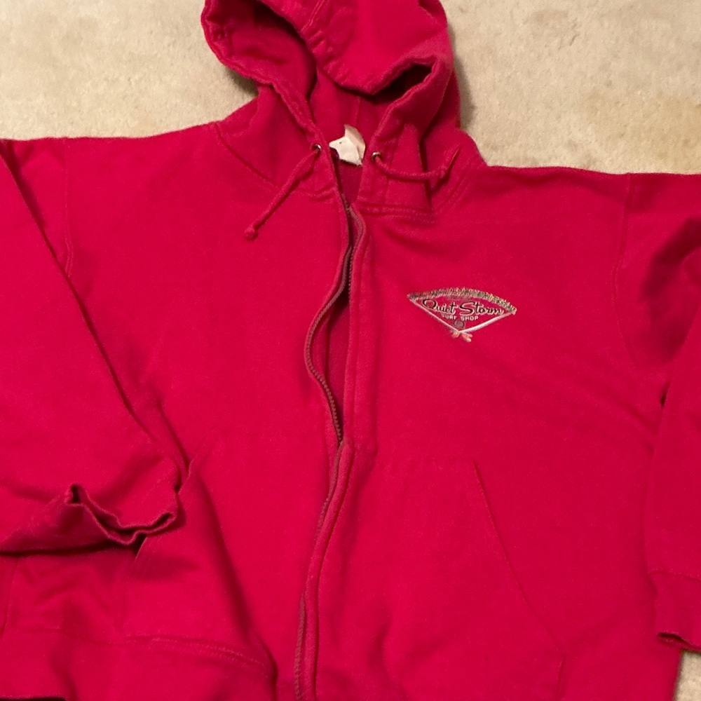 Quiksilver Red Hoodie